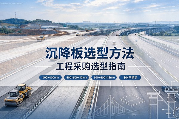 梨树沉降板选择方法